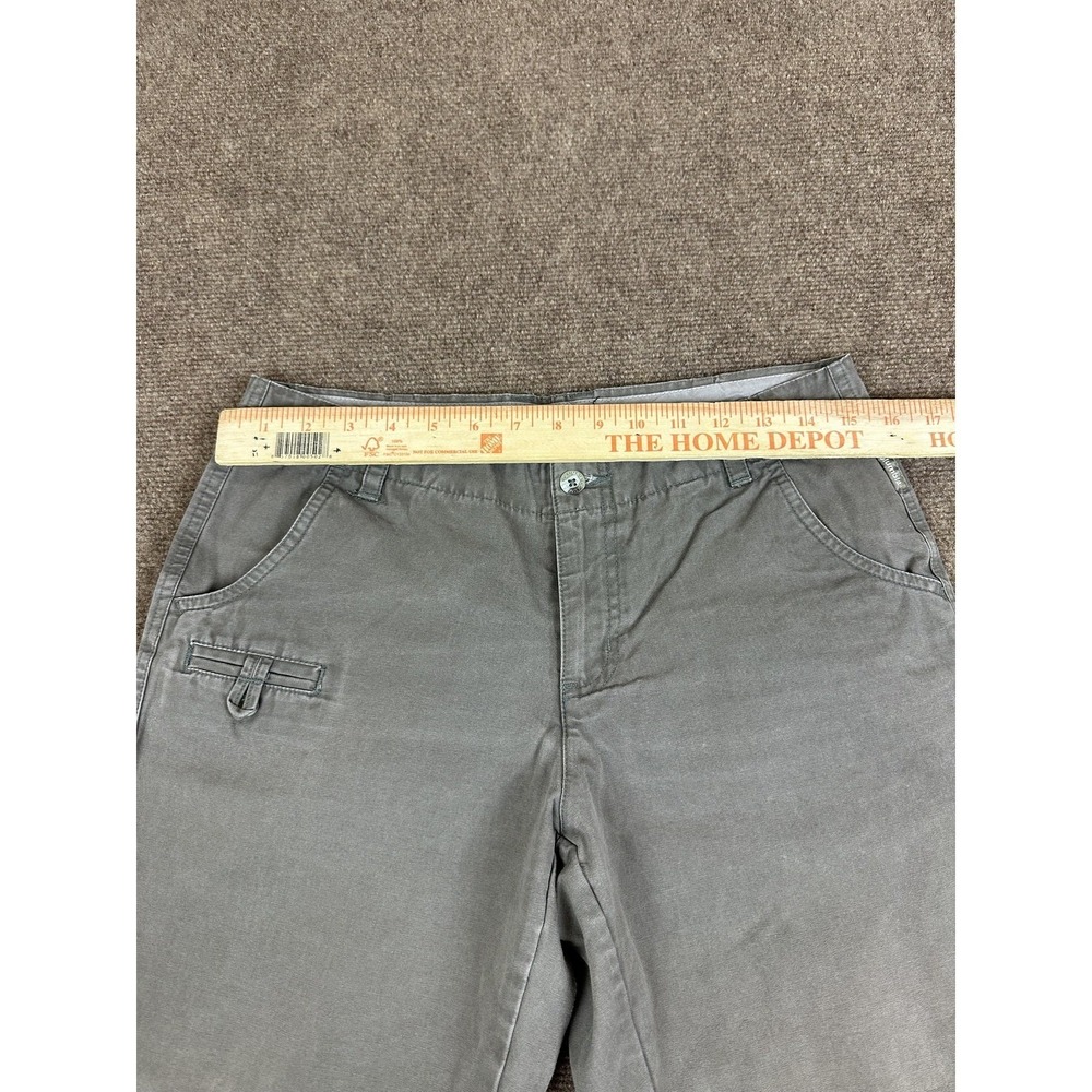 Columbia Shorts Womens Size 8 olive 100% Cotton Casual Outdoors Utility Pockets - Picture 3 of 12